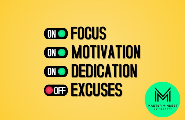 Read more about the article ON FOCUS ON MOTIVATION ON DEDICATION OFF EXCUSES