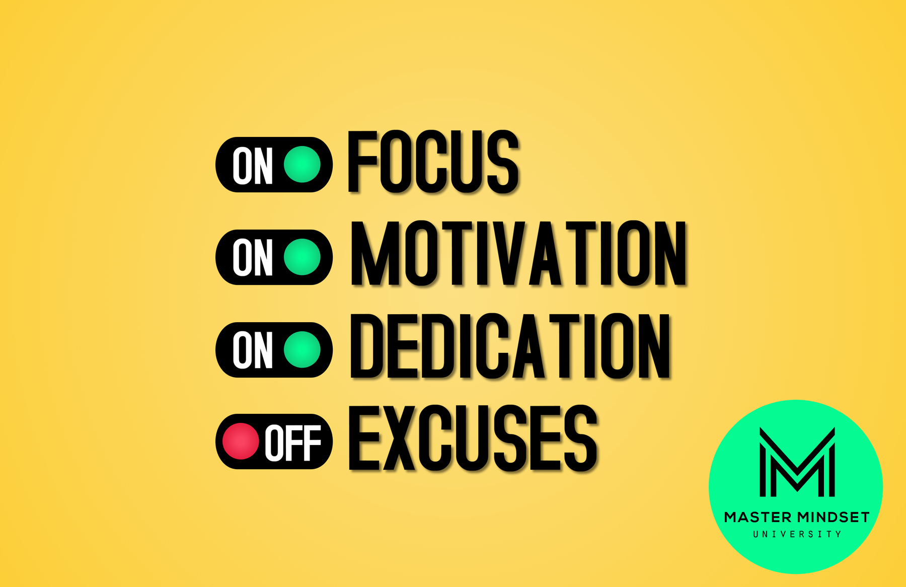 You are currently viewing ON FOCUS ON MOTIVATION ON DEDICATION OFF EXCUSES